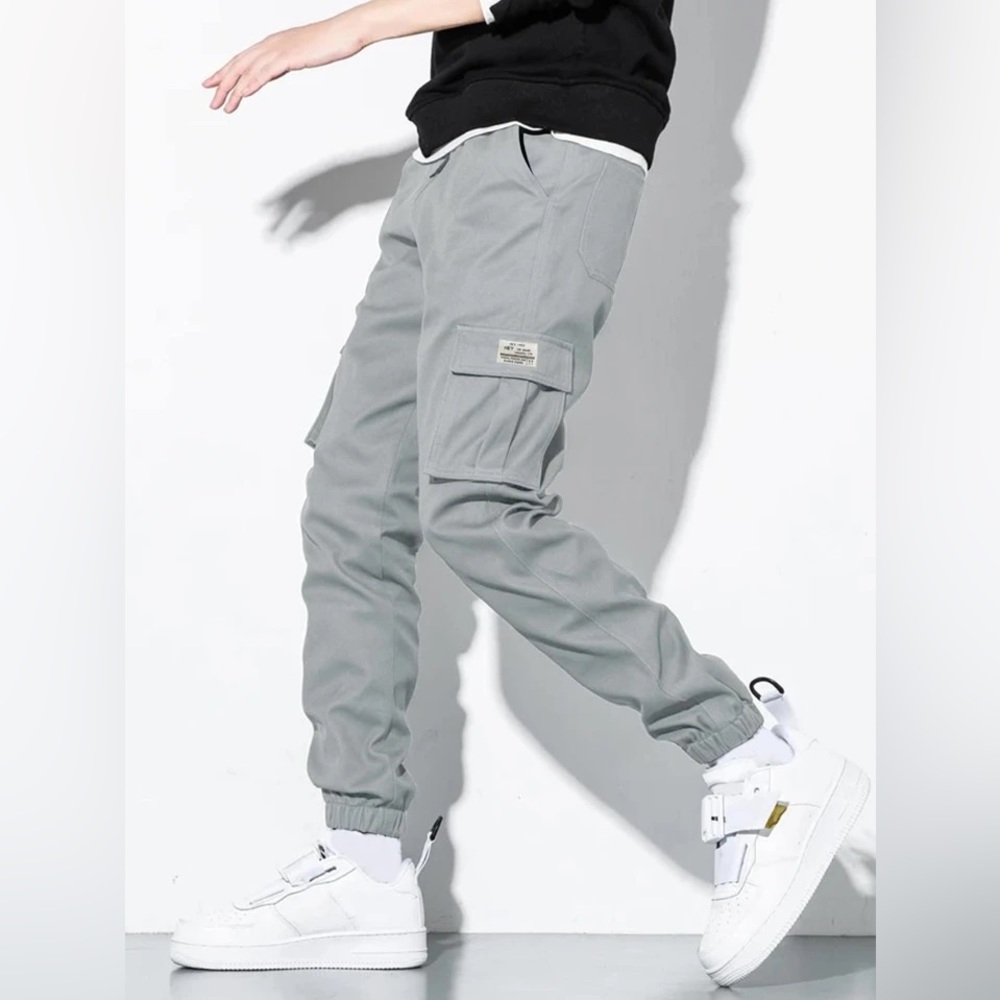 Men’s Light Grey Casual Joggers Streetwear XXL sz 42
